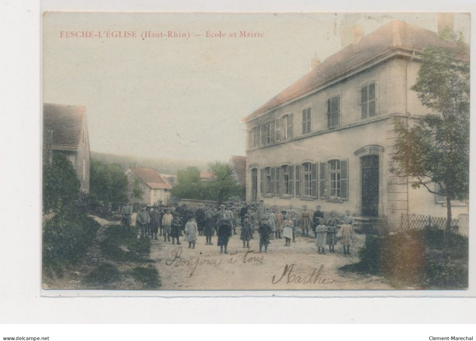 FESCHE-L'EGLISE - école Et Mairie - Très Bon état - Autres & Non Classés