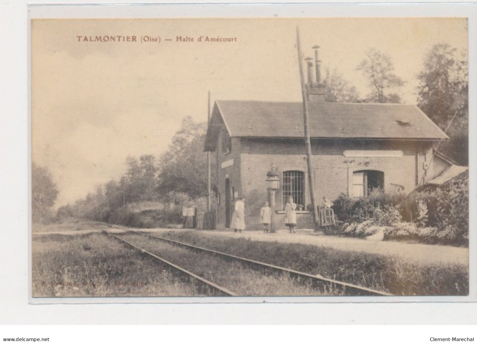 TALMONIER - Halte D'Amécourt - Très Bon état - Andere & Zonder Classificatie