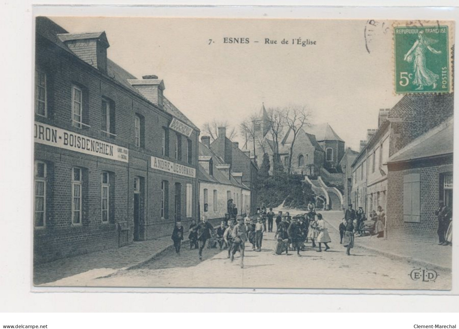 ESNES - Rue De L'église - Très Bon état - Sonstige & Ohne Zuordnung