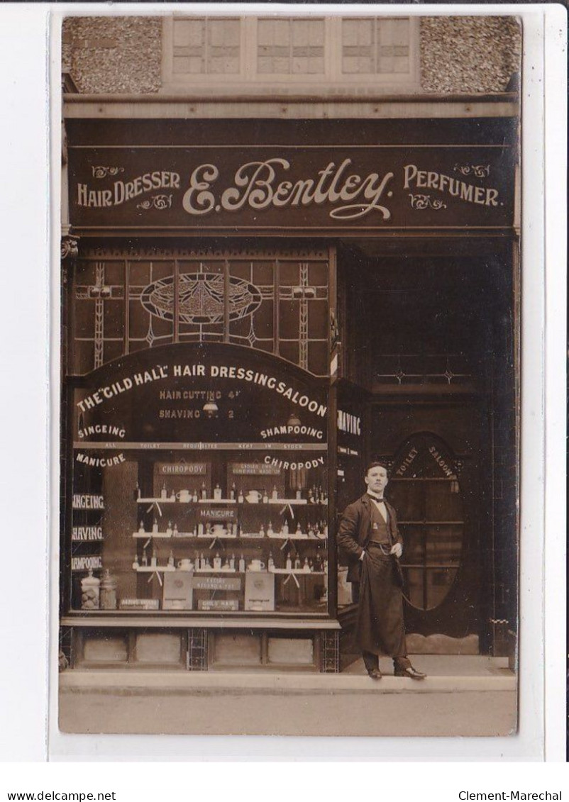 LONDRES / LONDON : Real Photo - Bentley Hair Dresser - Perfumer (parfumerie - Coiffeur - Carte Photo)very Good Condition - Altri & Non Classificati