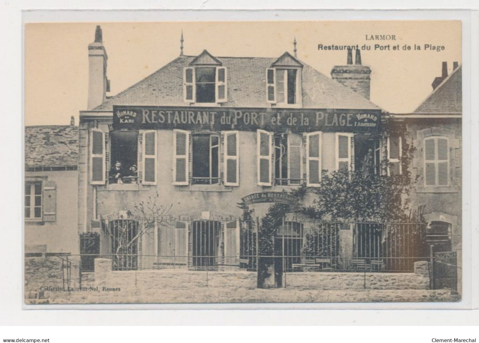 LARMOR - Restaurant Du Port Et De La Plage - Très Bon état - Larmor-Plage