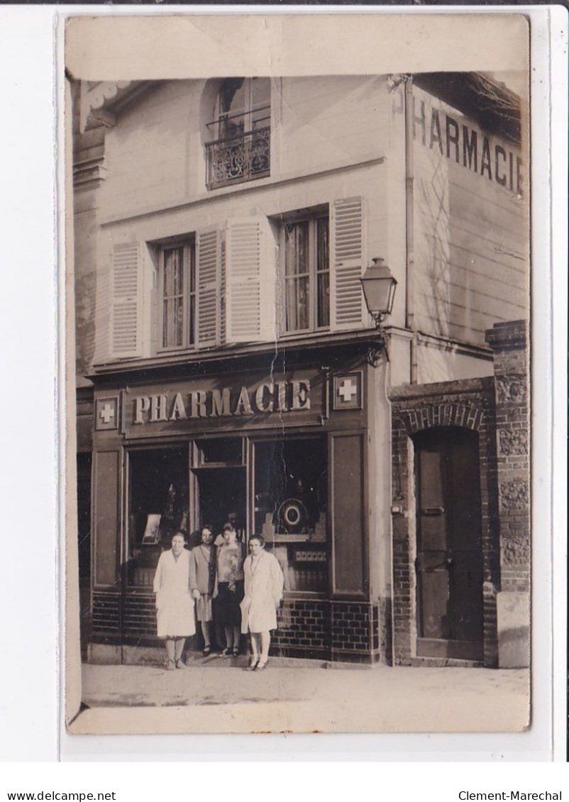 SARCELLES : Carte Photo D'une Pharmacie - état - Sarcelles