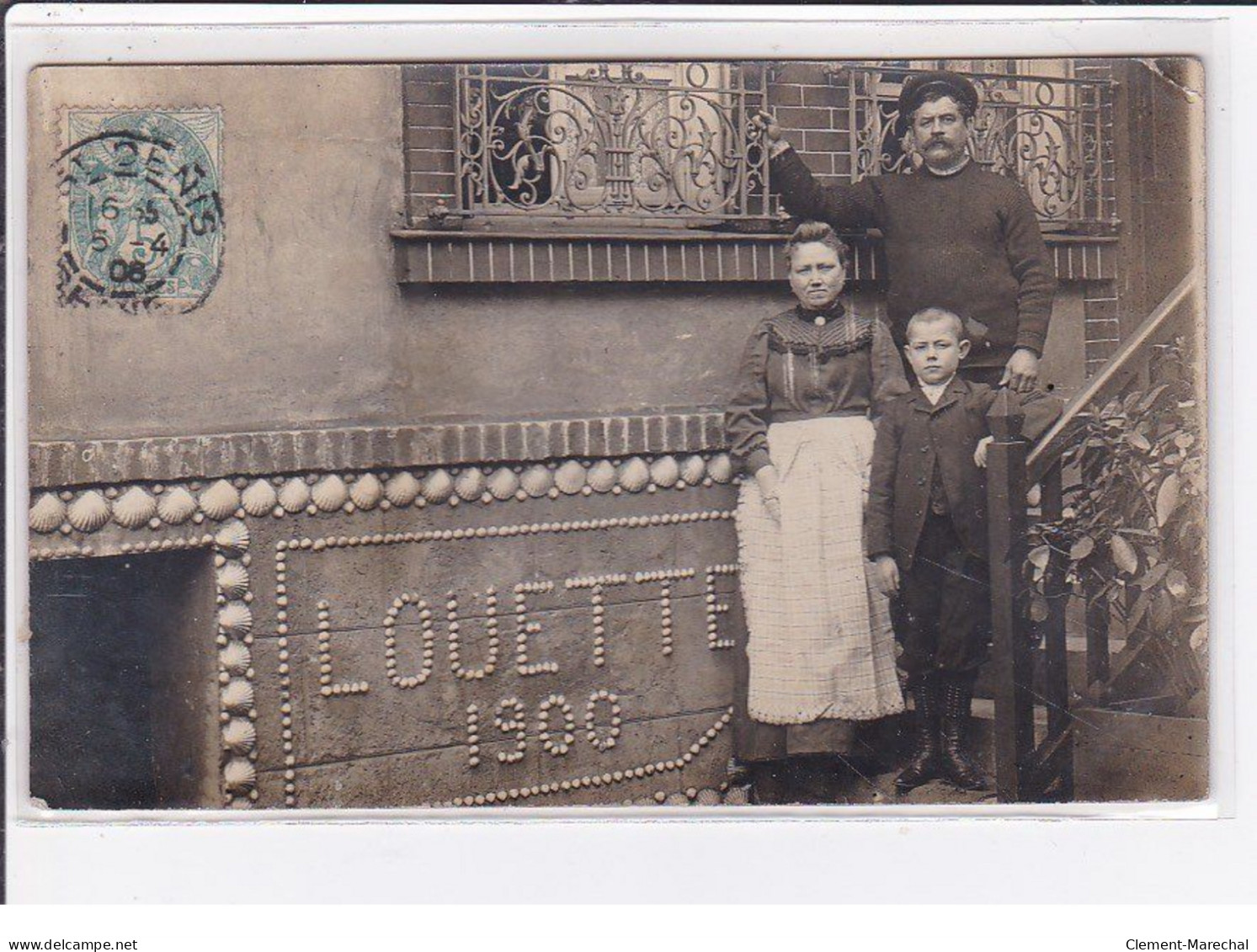 SAINT DENIS ? : Carte Photo D'une Maison "LOUETTE 1900" - Très Bon état - Saint Denis