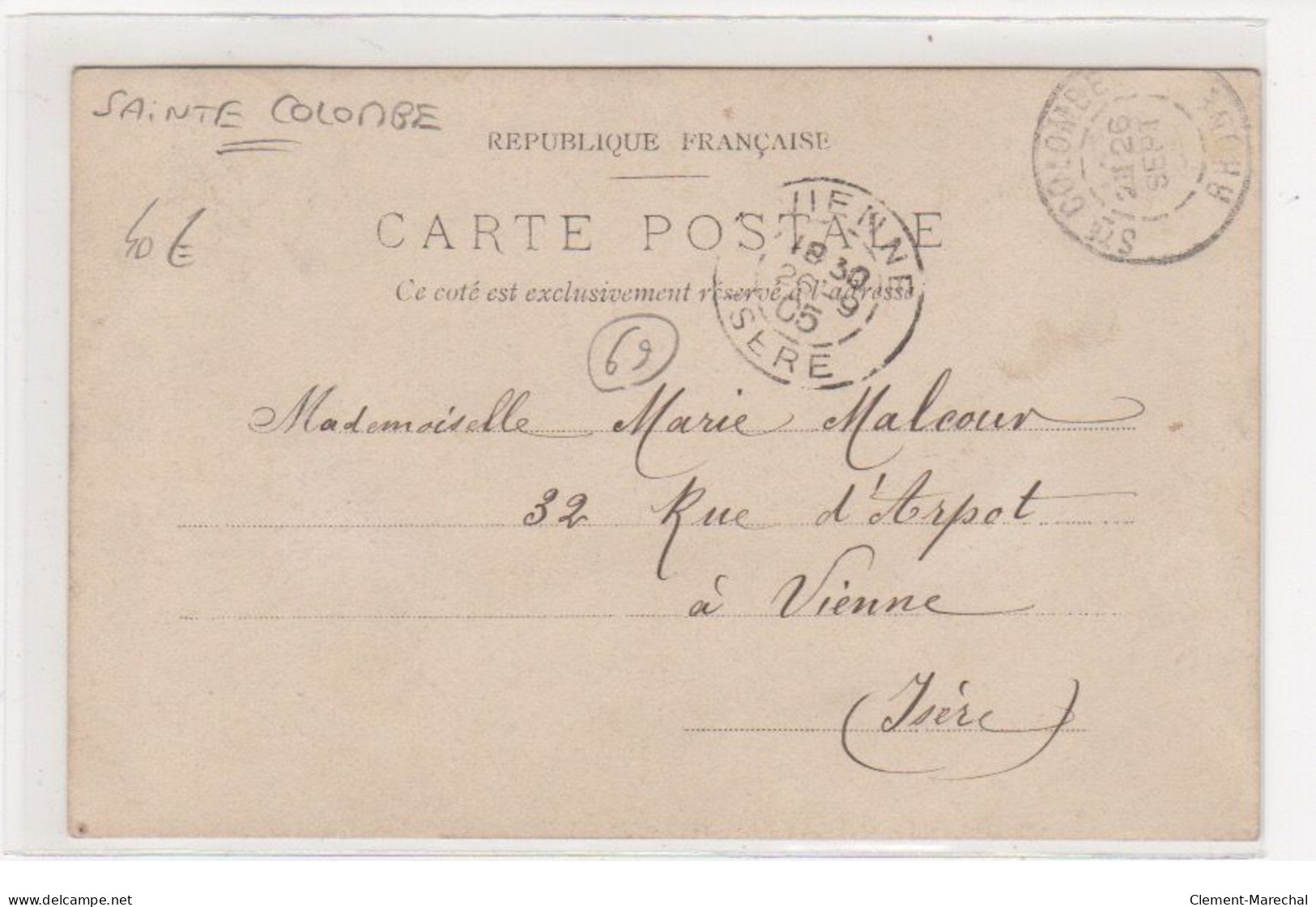 SAINTE COLOMBE : Carte Photo - Très Bon état - Autres & Non Classés