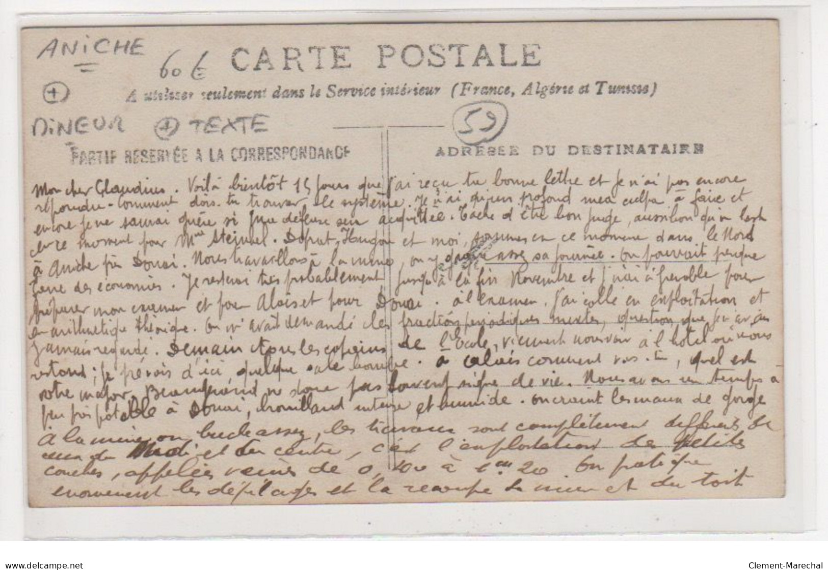 ANICHE : Carte Photo D'un Mineur (mines) - Très Bon état - Altri & Non Classificati