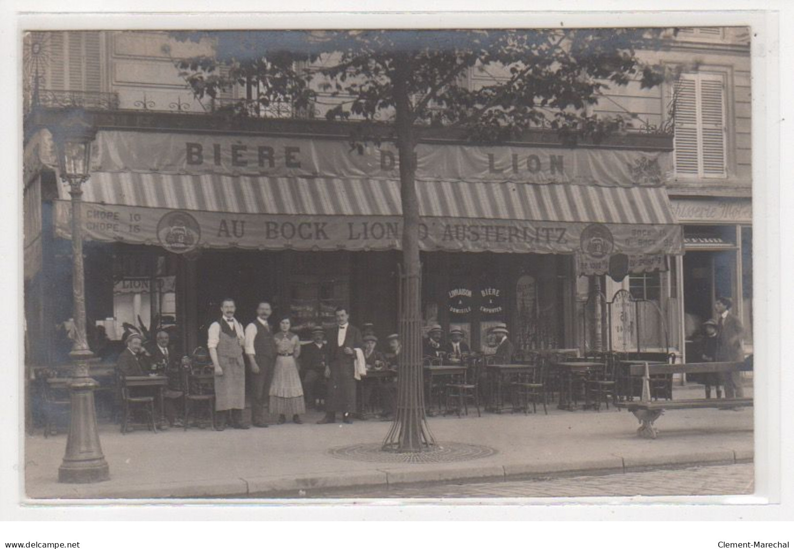 PARIS 11 ème : Carte Photo De La Brasserie Louis Raeppel (café) Au 34 Avenue Ledru Rollin - Très Bon état - District 11