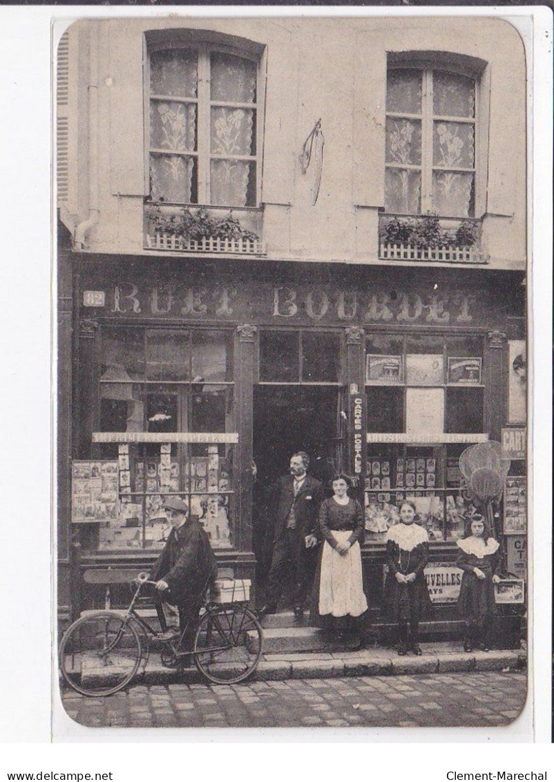 CHATILLON COLIGNY : Magasin RUET BOURDET (imprimeur Cartes Postales Illustrées) - Bon état - Chatillon Coligny