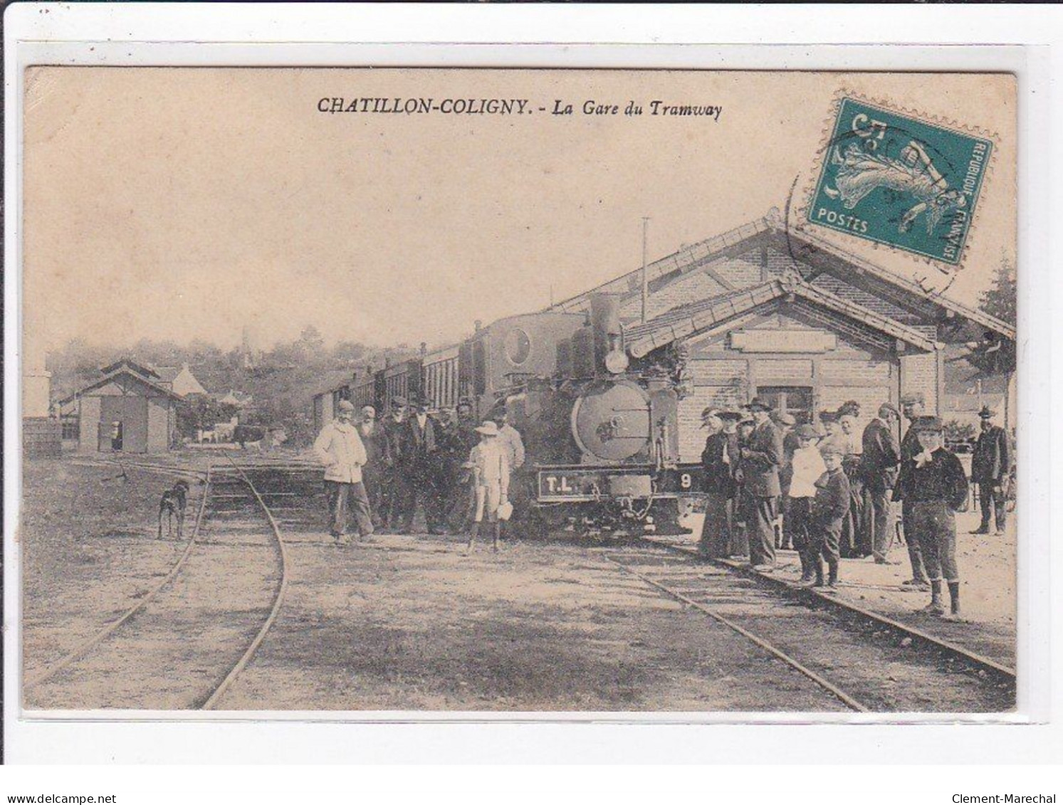 CHATILLON COLIGNY : La Gare Du Tramway - état - Chatillon Coligny