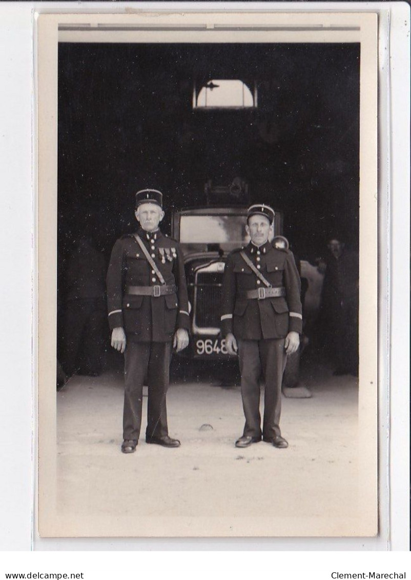 CHATILLON COLIGNY : Carte Photo Des Pompiers - Très Bon état - Chatillon Coligny