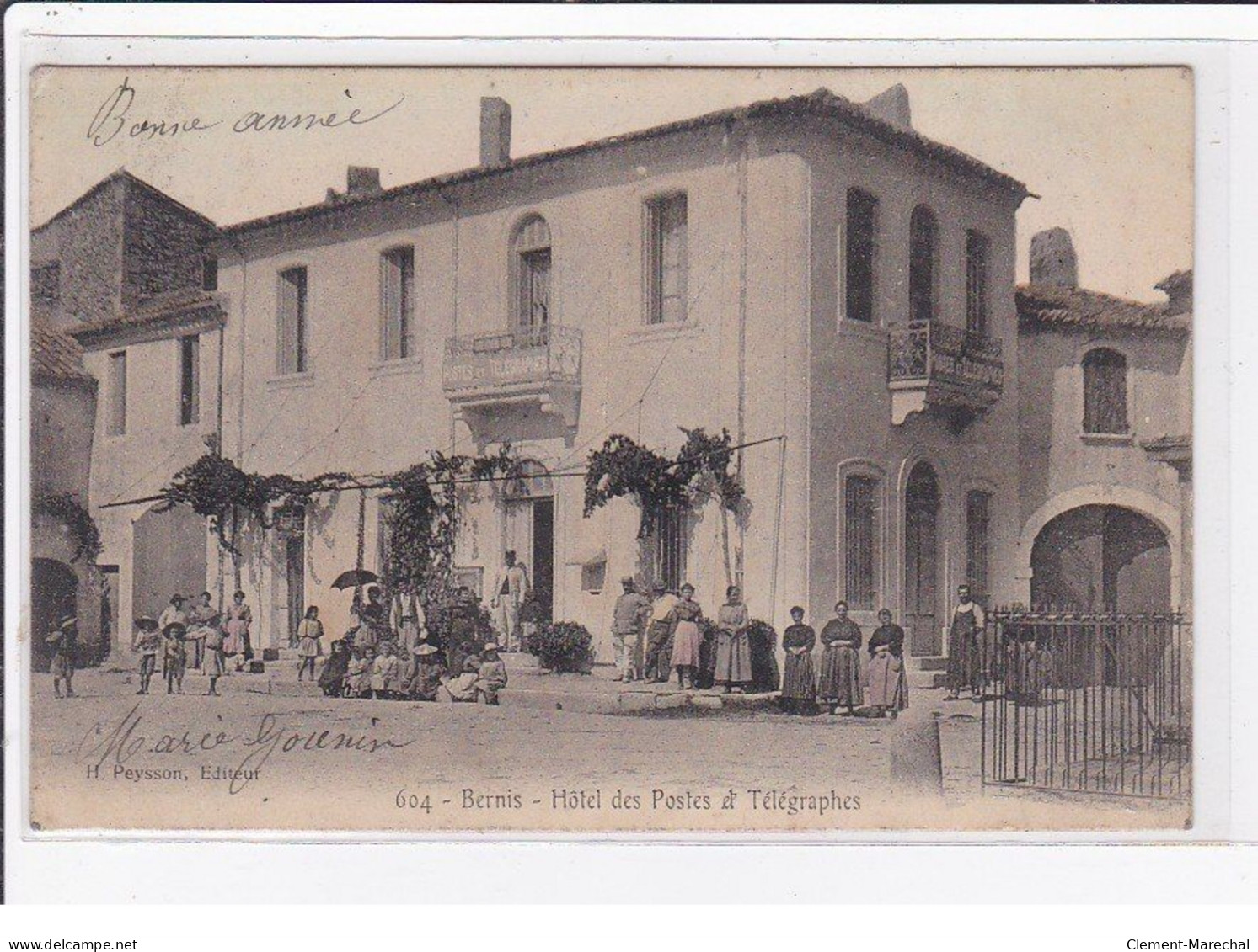 BERNIS : Hotel Des Postes Et Télégraphes (Poste) - Très Bon état - Altri & Non Classificati