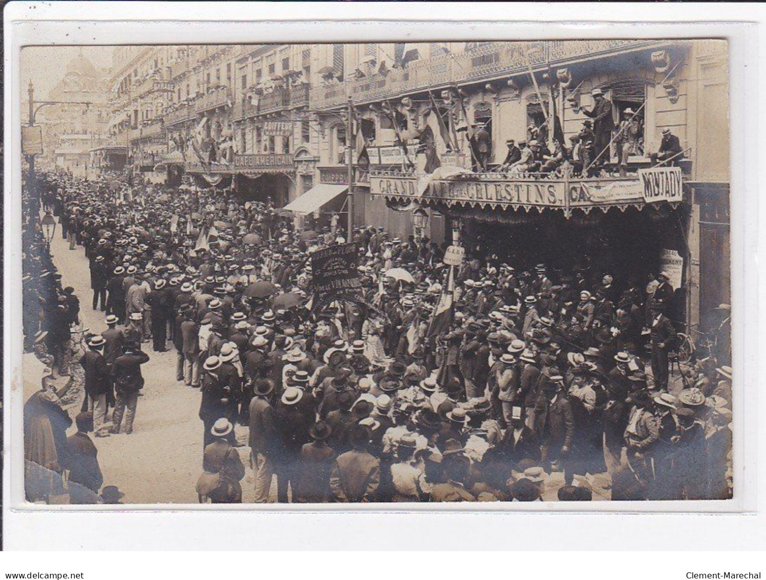 MONTPELLIER : Carte Photo ( Evenements Viticoles - Manifestations) - Bon état (un Coin Plié) - Montpellier