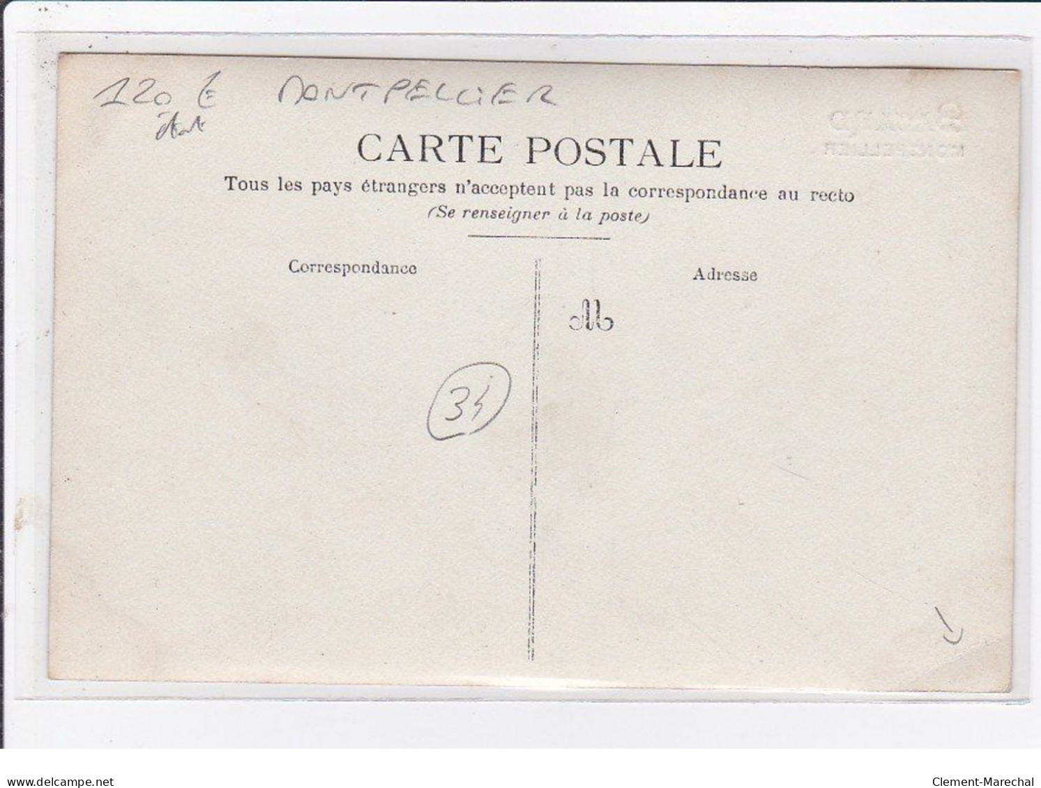 MONTPELLIER : Carte Photo ( Evenements Viticoles - Manifestations) - Bon état (un Coin Plié) - Montpellier