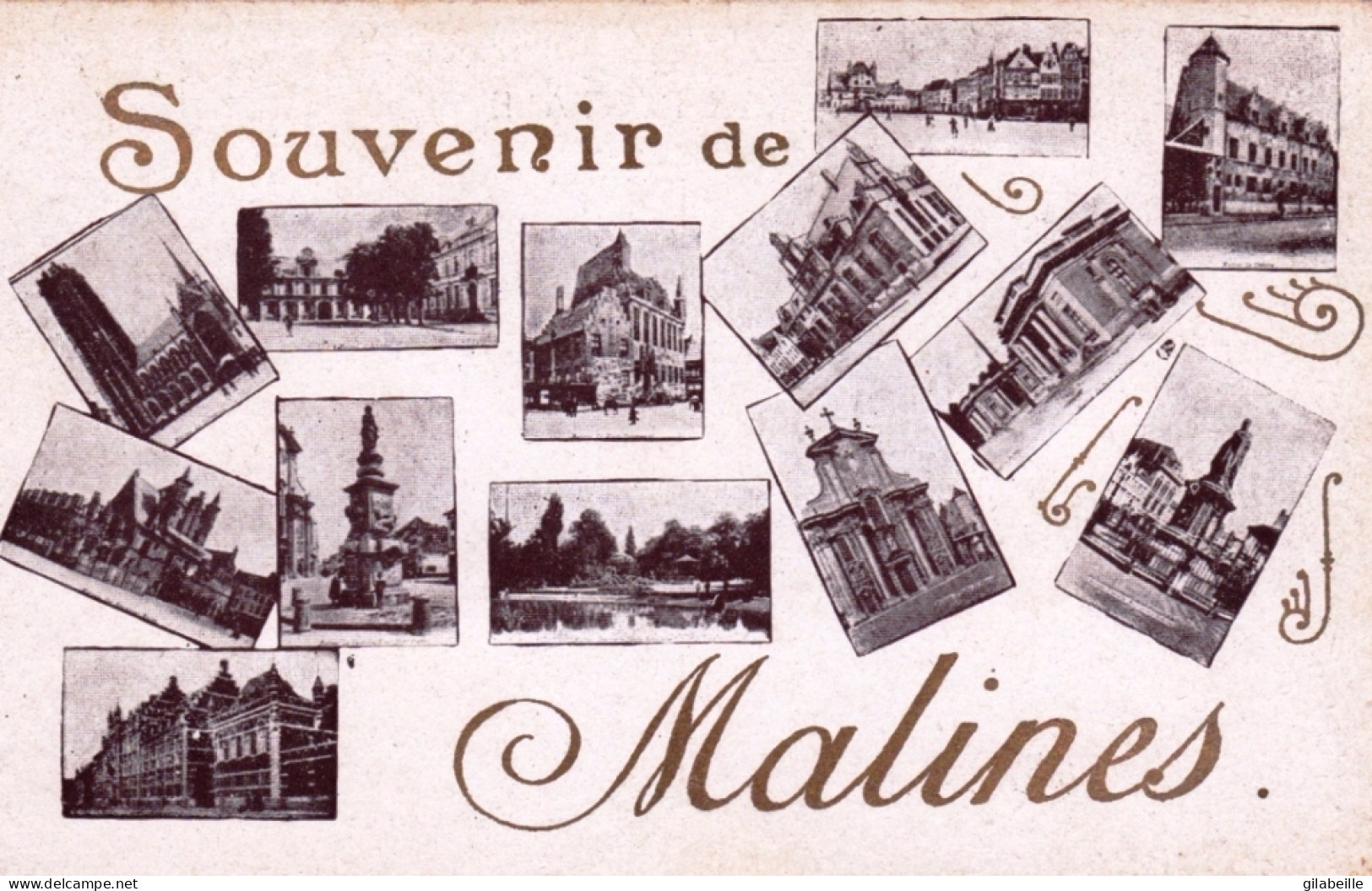 MALINES - MECHELEN - Souvenir De Malines - Mechelen