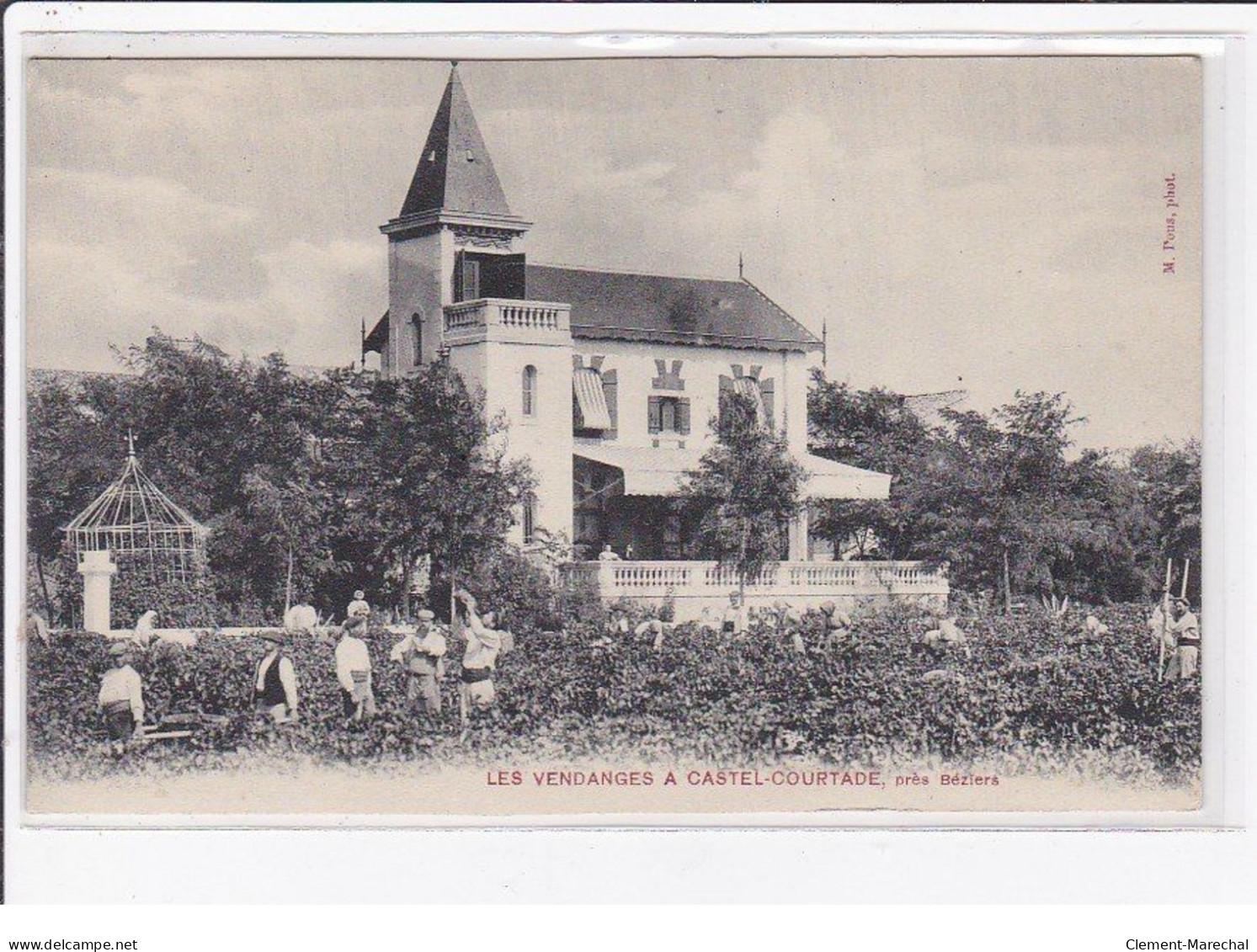 Les Vendanges à CASTEL COURTADE Près BEZIERS - Très Bon état - Autres & Non Classés