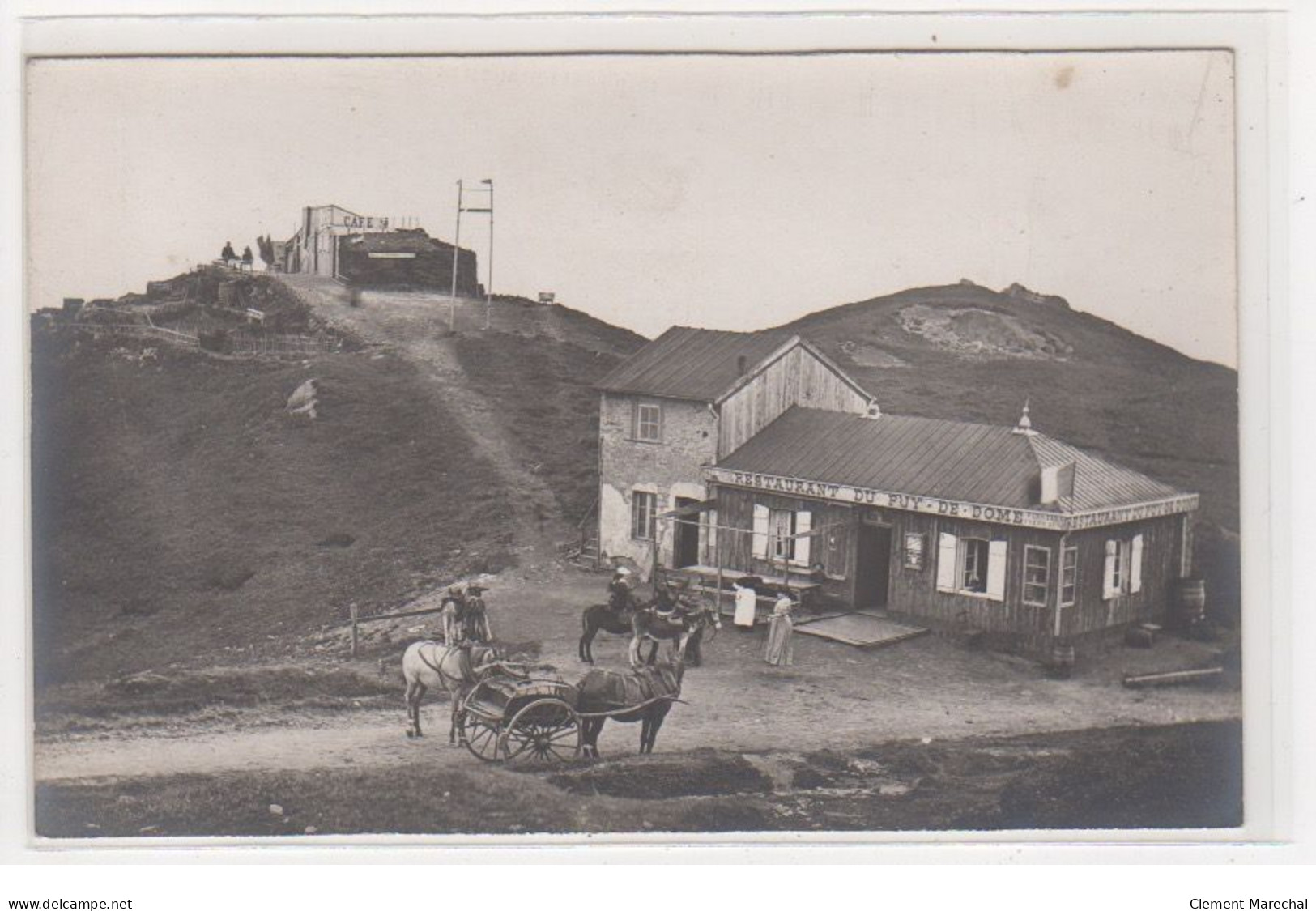 CLERMONT FERRAND : Carte Photo Du Restaurant Du Puy De Dome - Très Bon état - Clermont Ferrand