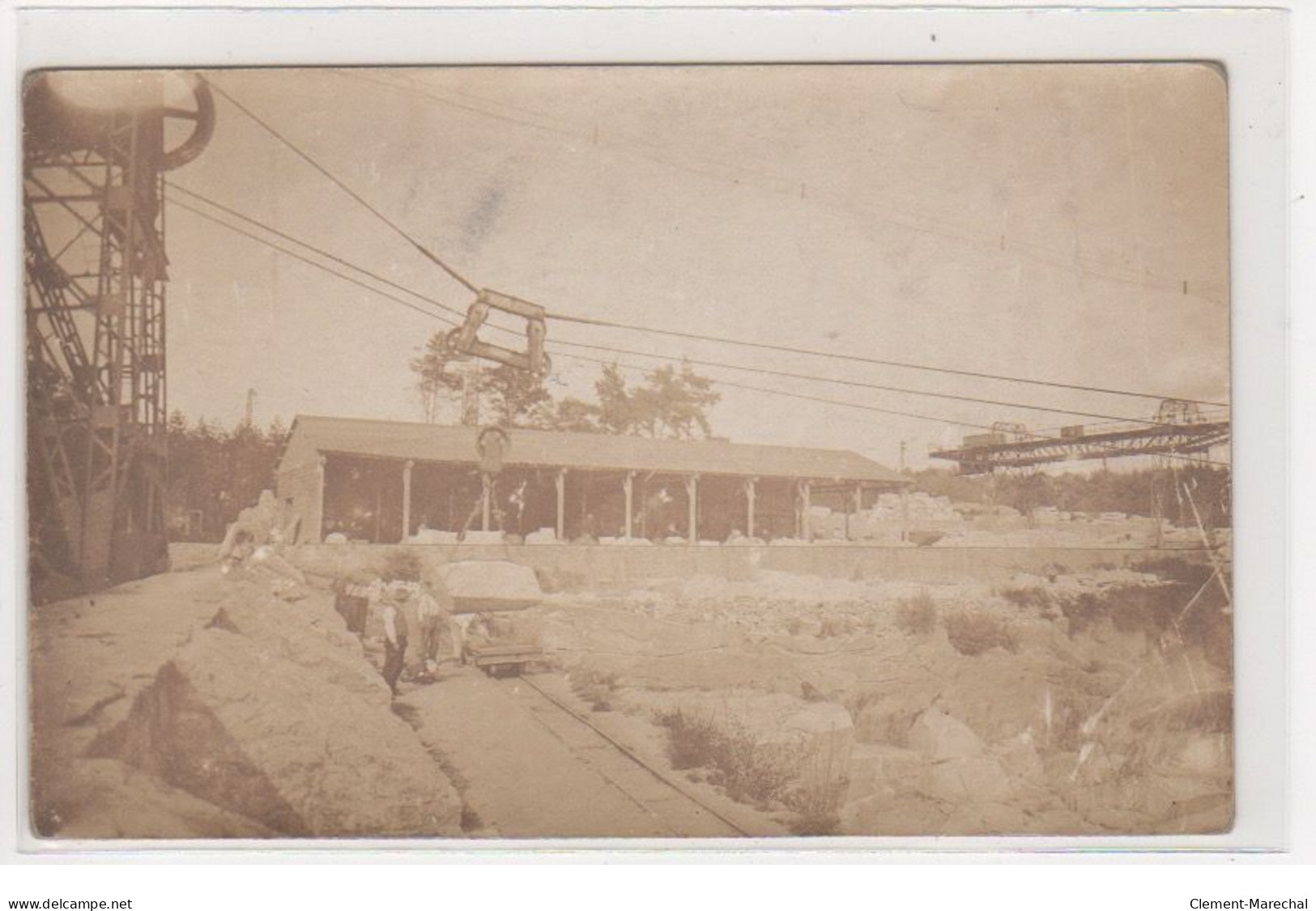 BREEL : Carte Photo Des Carrières De Granit - Très Bon état - Andere & Zonder Classificatie