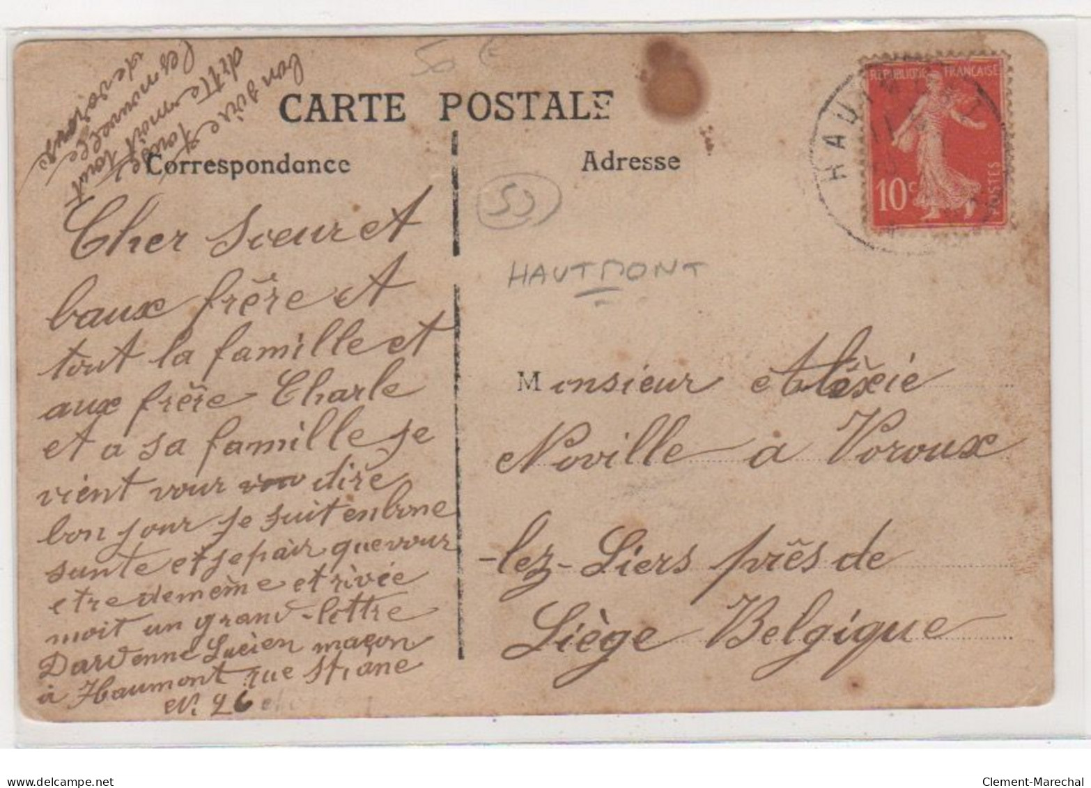 HAUTMONT : Carte Photo D'une équipe De Maçons - Très Bon état - Otros & Sin Clasificación