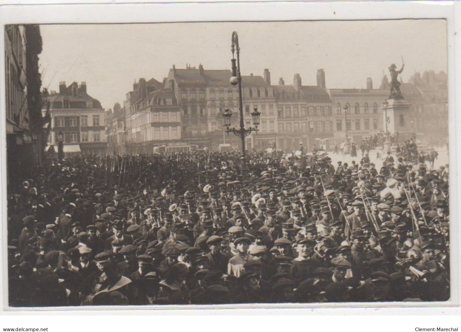 DUNKERQUE : Carte Photo De Militaires Revenant De Manoeuvres En 1912 - Très Bon état - Dunkerque