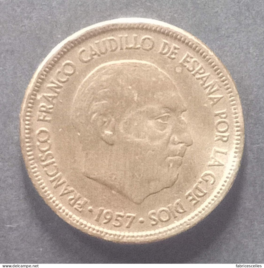 Espagne - Pièce De 5 Pesetas 1957 (Franco) - 5 Pesetas