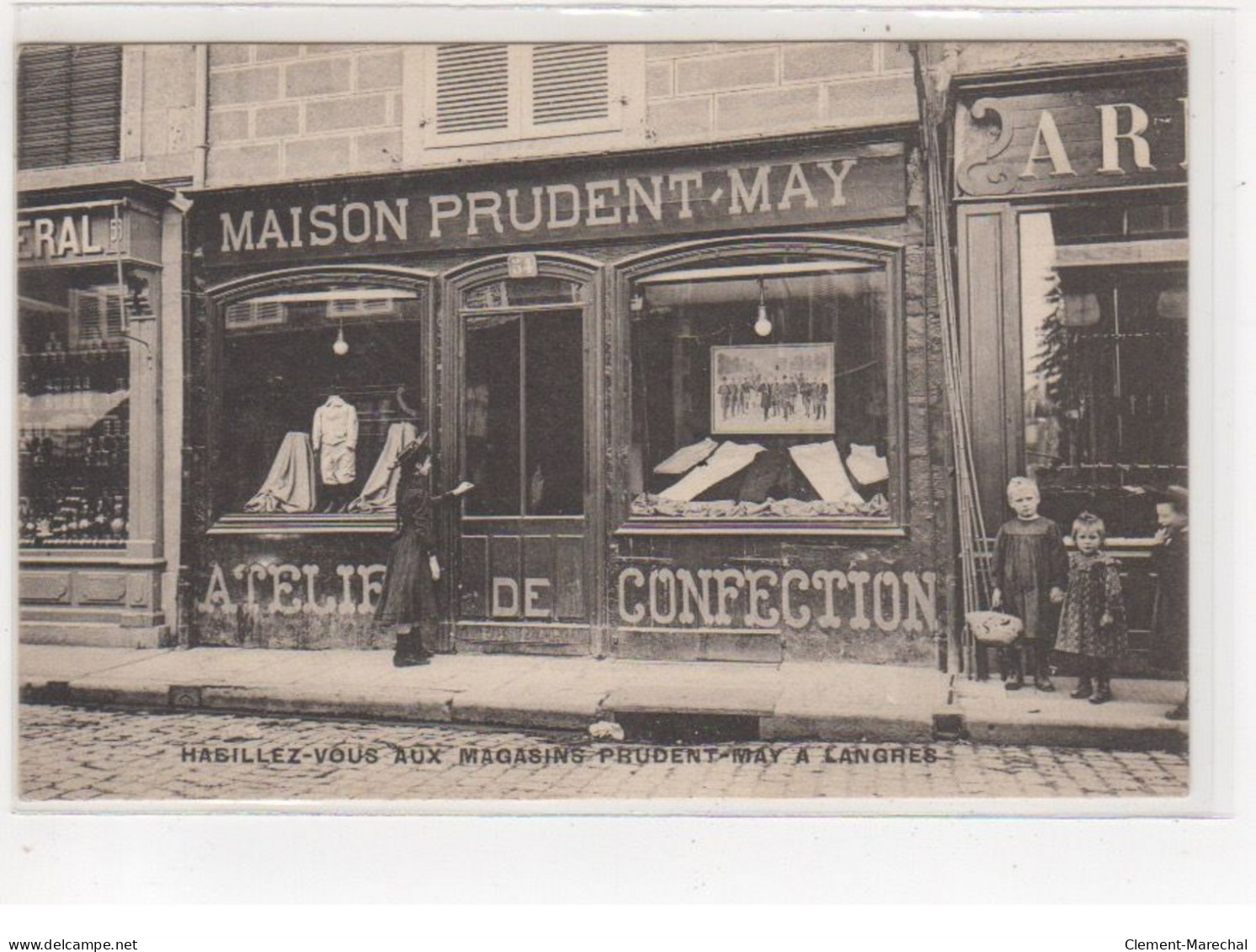 LANGRES : Magasin De Modes Et Vêtements PRUDENT MAY (confection) - Très Bon état - Langres