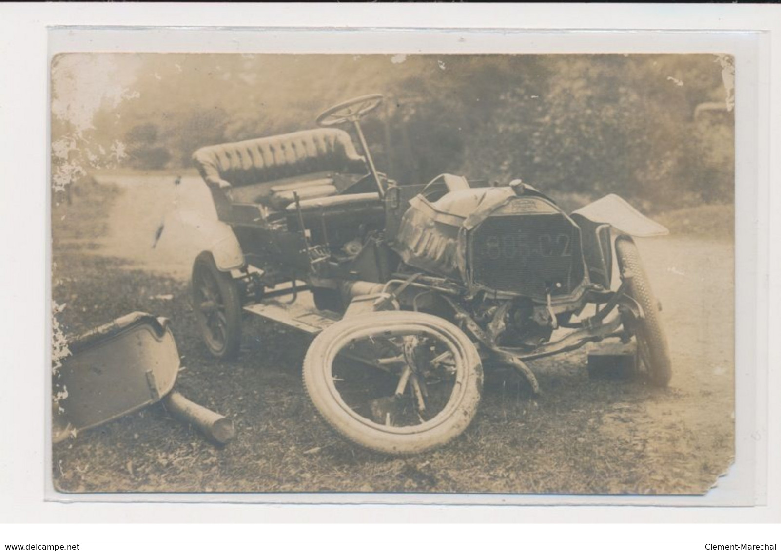Carte Photo - Accident D'automobile - état - Other & Unclassified