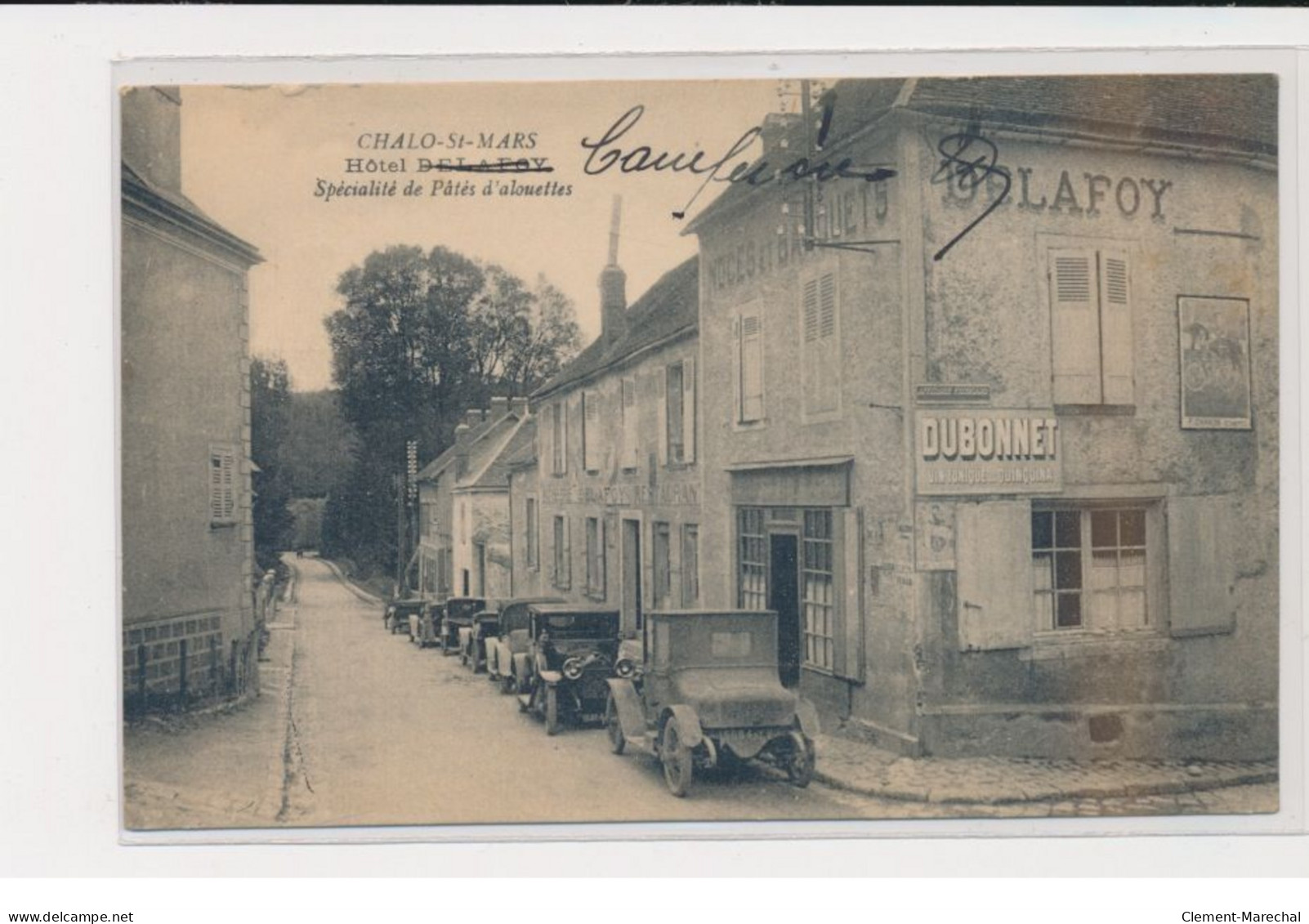 CHALOS ST MARS - Hôtel Delafoy - Spécialités De Pâtés D'alouettes - Très Bon état - Autres & Non Classés