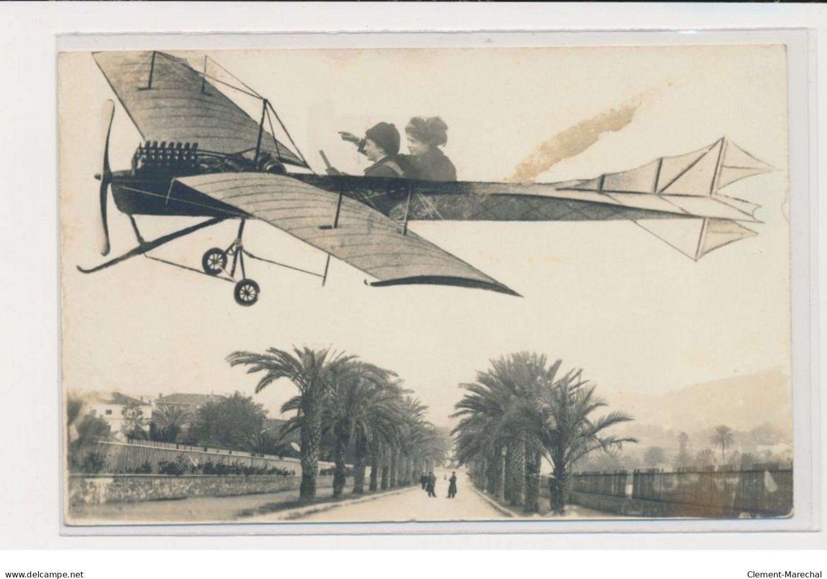 HYERES - Carte Photo - Photomontage - Aviation - Surréalisme - Très Bon état - Hyeres