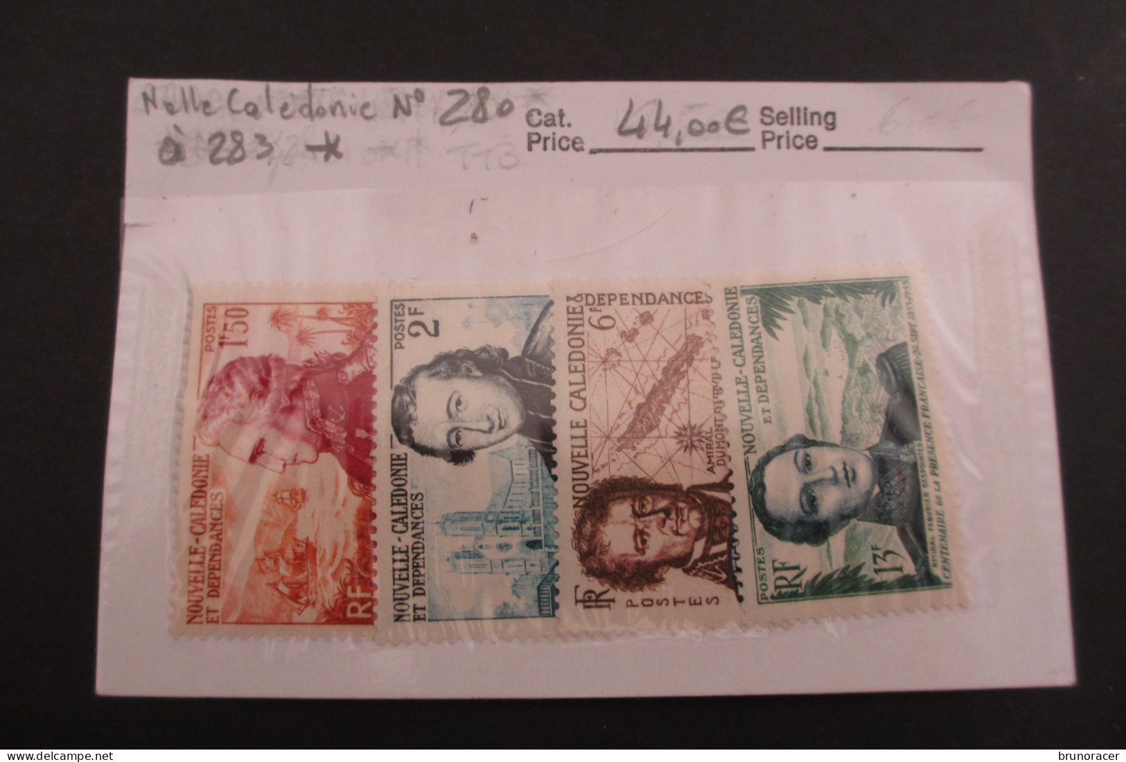 Nelle CALEDONIE N°280 à 283 NEUF* TB COTE 44 EUROS VOIR SCANS - Unused Stamps