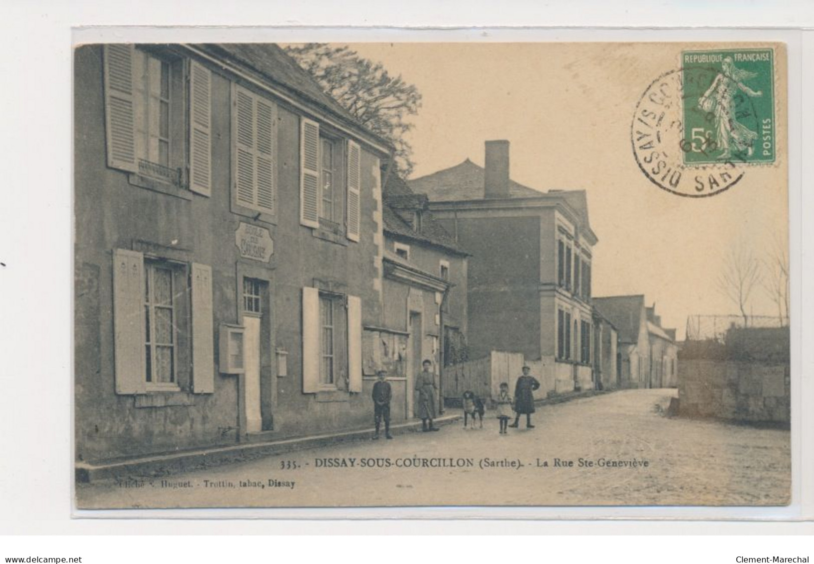 DISSAY SOUS COURCILLON - La Rue Ste Geneviève - école - Très Bon état - Other & Unclassified