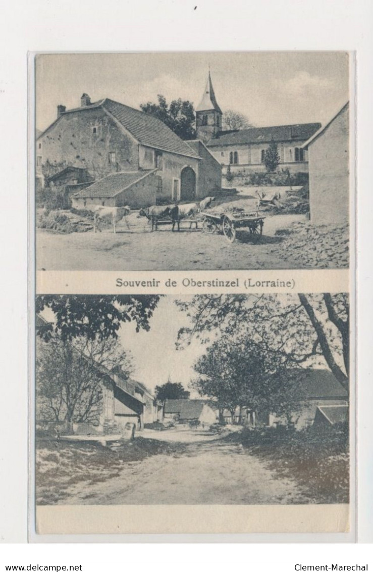 SOUVENIR DE OBERSTINZEL - Fermes - église - Très Bon état - Sonstige & Ohne Zuordnung