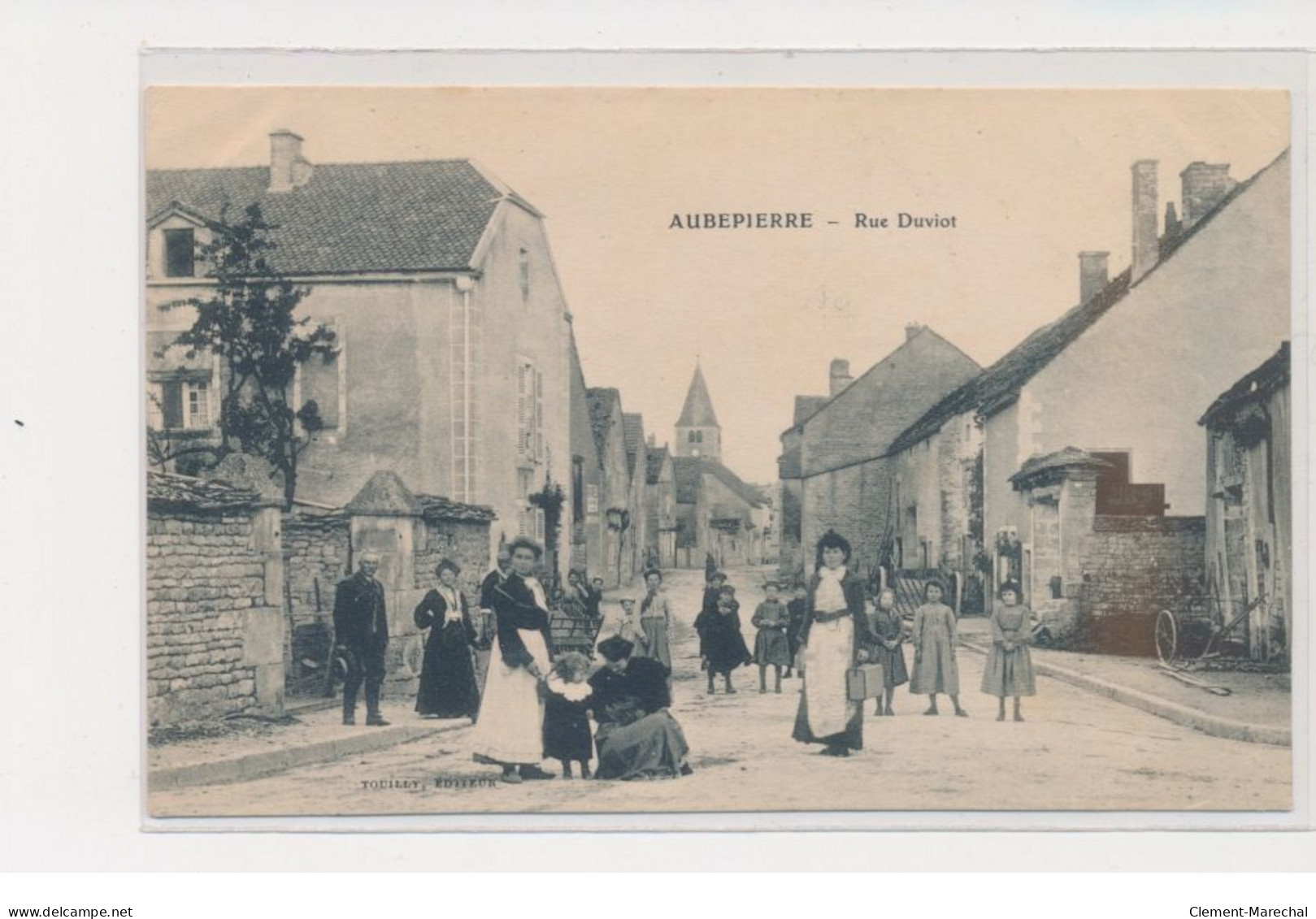 AUBEPIERRE - Rue Duviot - état - Other & Unclassified