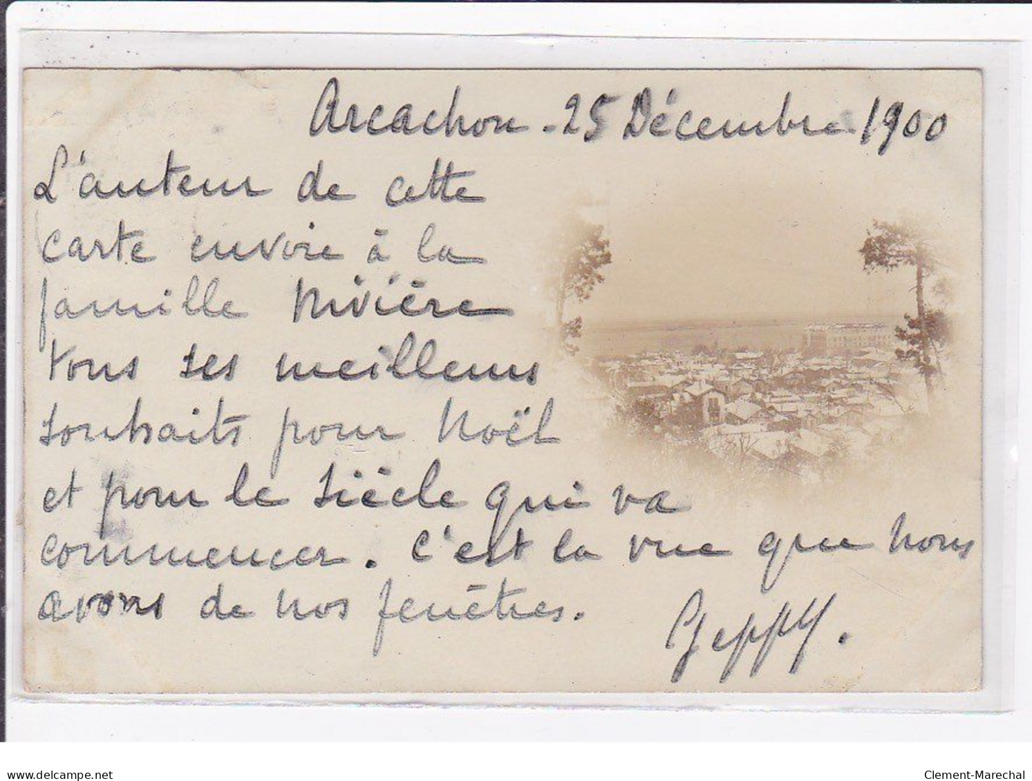 ARCACHON : Carte Photo (en 1900) - Très Bon état - Arcachon