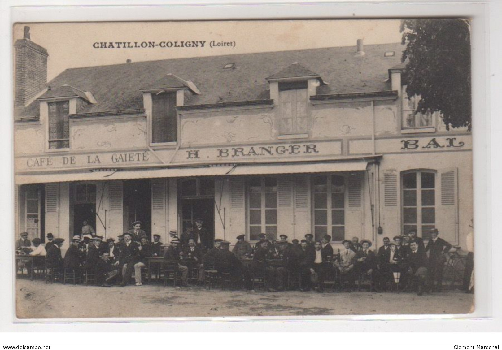 CHATILLON COLIGNY : Le Café De La Gaieté - BRANGER - Très Bon état - Chatillon Coligny