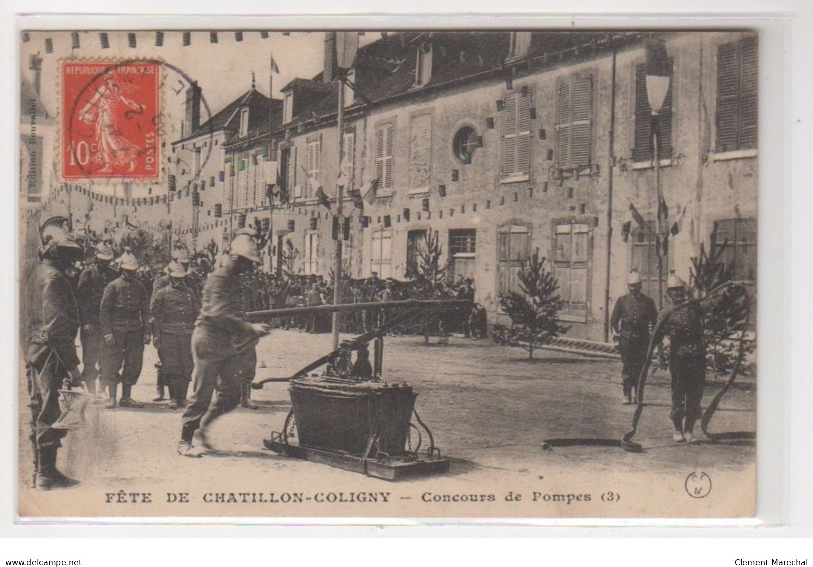 CHATILLON COLIGNY : La Fête - Concours De Pompes (pompiers) - état - Chatillon Coligny