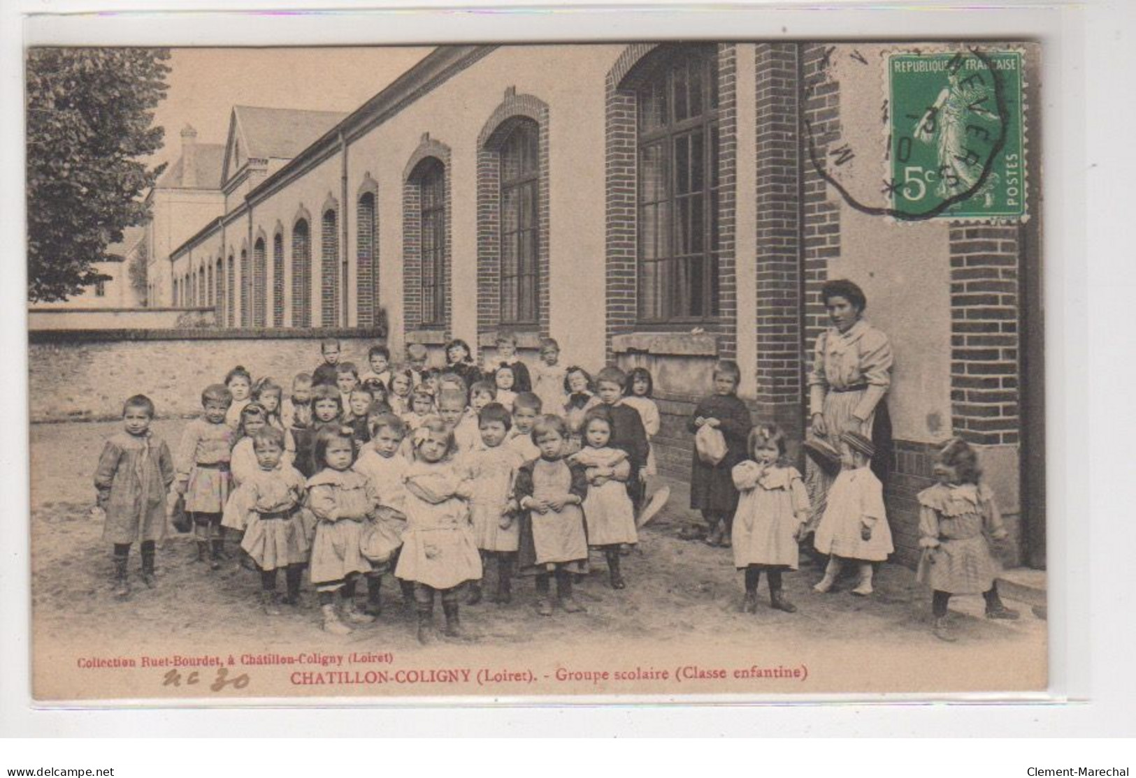 CHATILLON COLIGNY : Groupe Scolaire (classe Enfantine - école) - Très Bon état - Chatillon Coligny