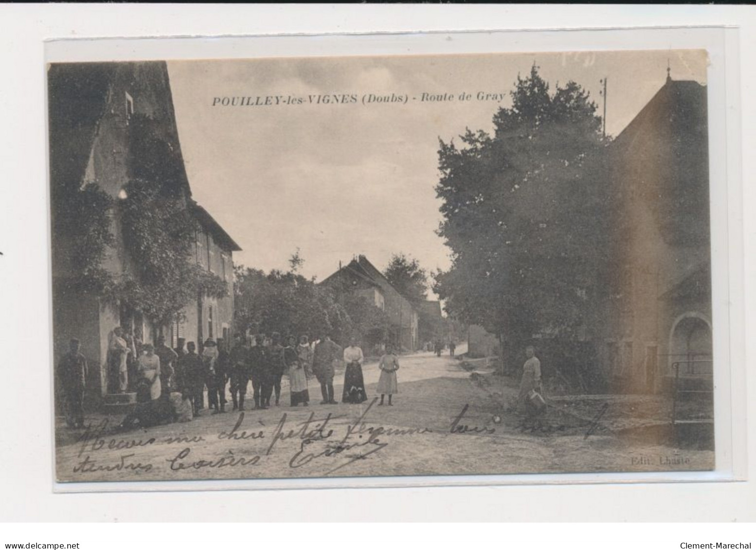 POUILLEY LES VIGNES - Route De Gray - Très Bon état - Autres & Non Classés