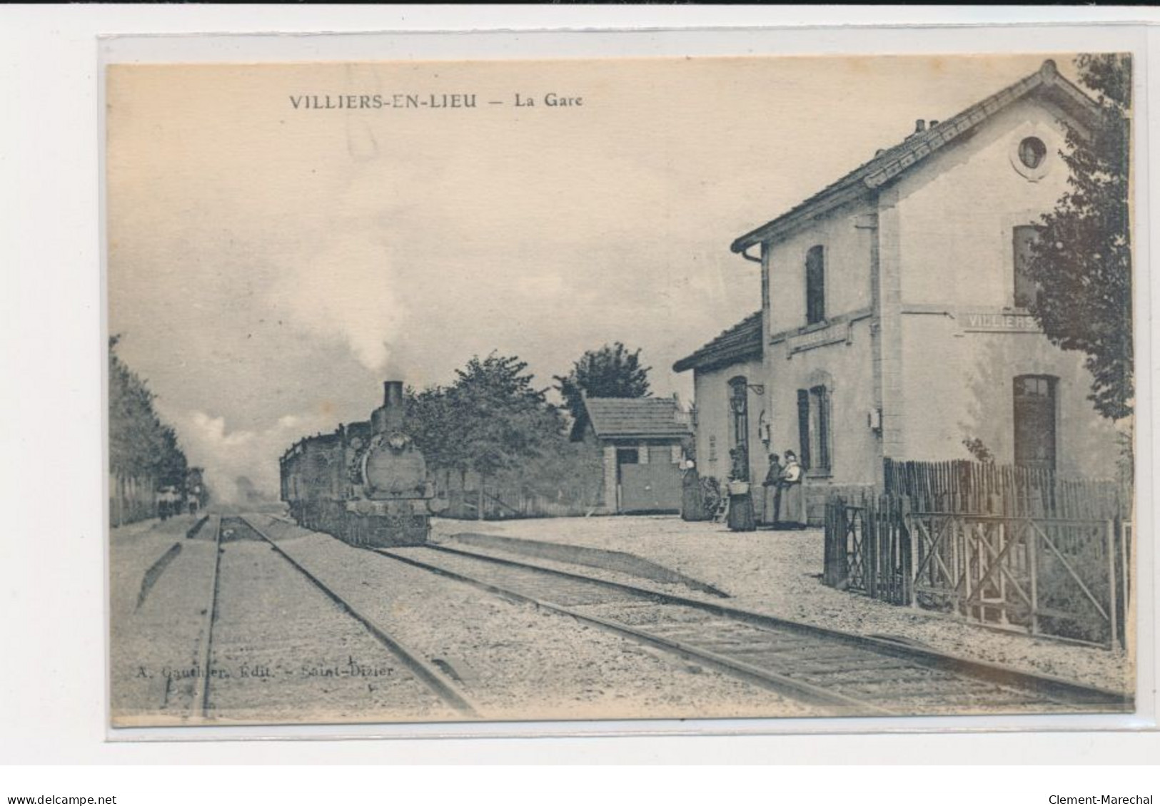 VILLIERS-EN-LIEU - La Gare - Très Bon état - Other & Unclassified