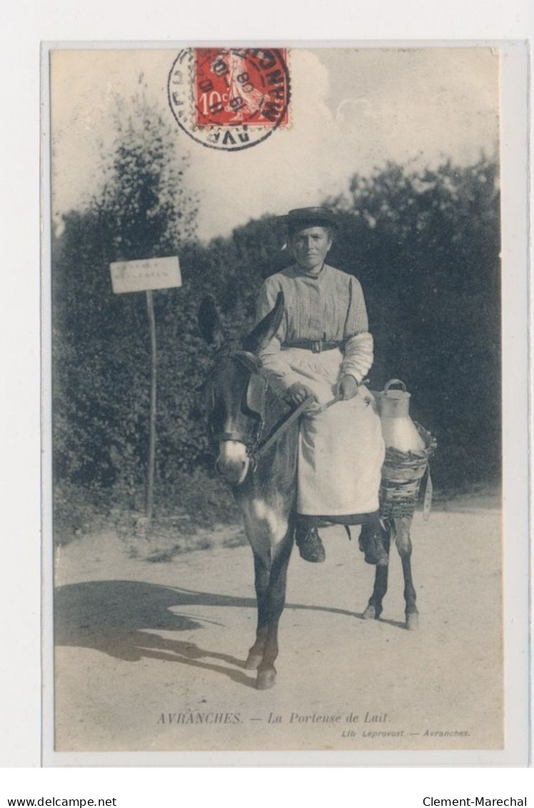 AVRANCHES - La Porteuse De Lait - Très Bon état - Avranches