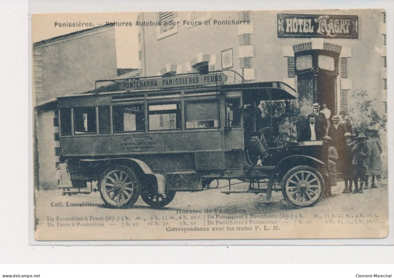 Panissières - Autobus Pour Feurs Et Pontcharra - Très Bon état - Autres & Non Classés