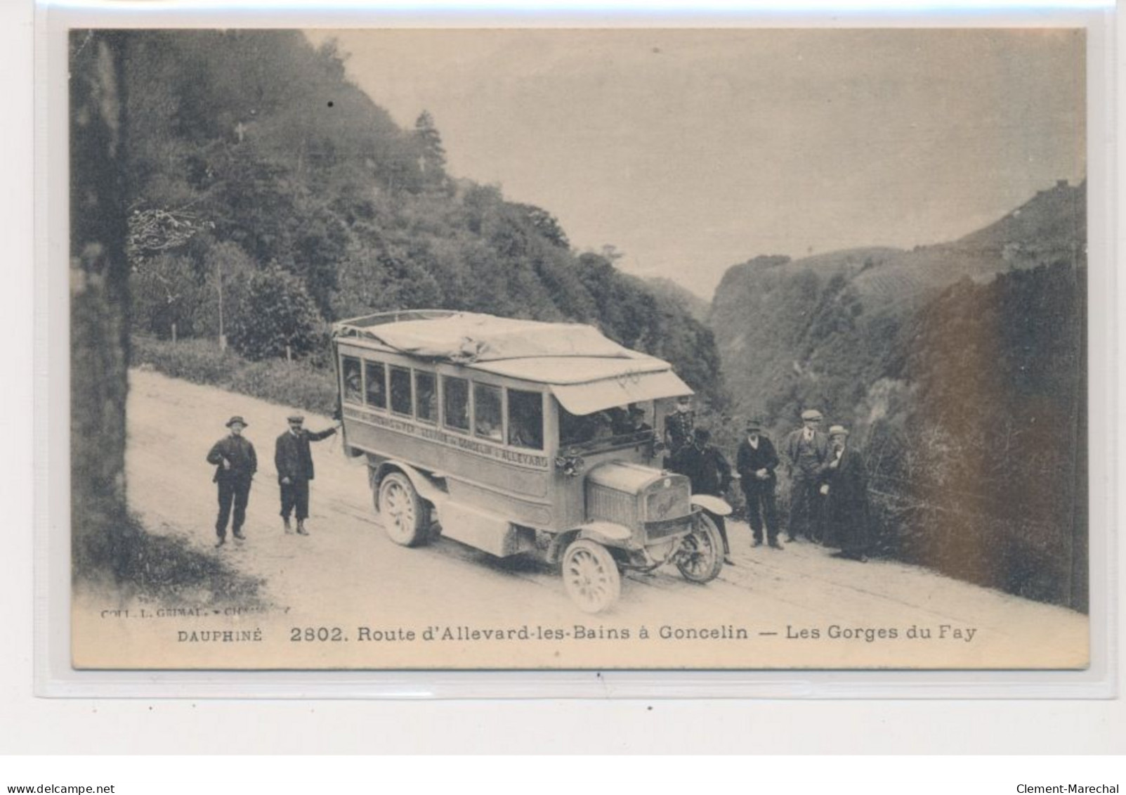 GONCELIN - Route D'Allevard-les-Bains - Les Gorges Du Fay - Très Bon état - Altri & Non Classificati