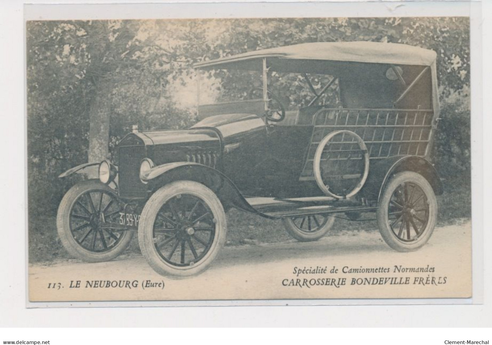 LE NEUBOURG - Carrosserie Bondeville Frères - Spécialité De Camionnettes Normandes - Très Bon état - Le Neubourg