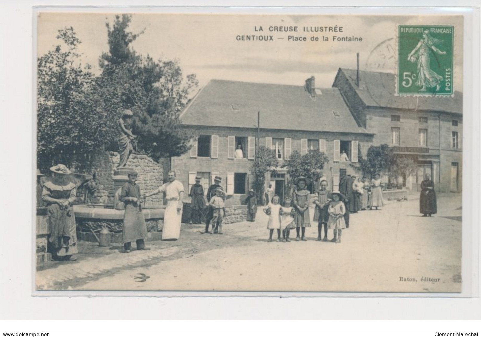 GINTIOUX - Place De La Fontaine - Très Bon état - Other & Unclassified