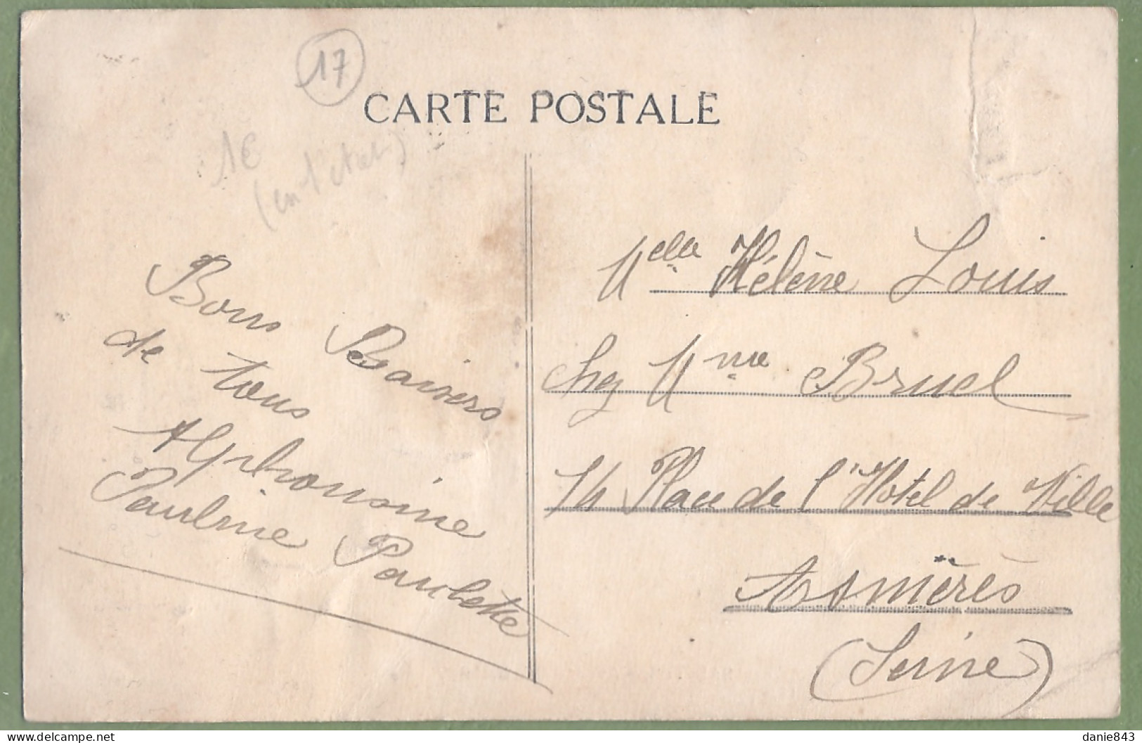 CPA - CHARENTES MARITIMES - SAINTES - AVENUE GAMBETTA - Petite Animation (carton Cassures Multiples) - Saintes