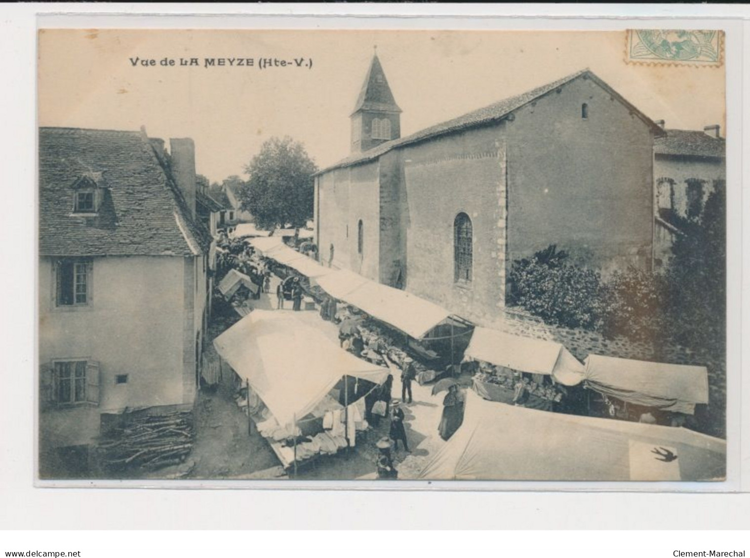 LA MEYZE - Vue - Marché - Très Bon état - Autres & Non Classés