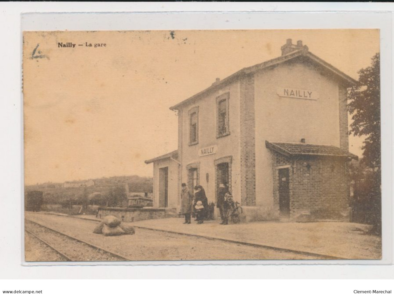 NAILLY - La Gare - Très Bon état - Andere & Zonder Classificatie