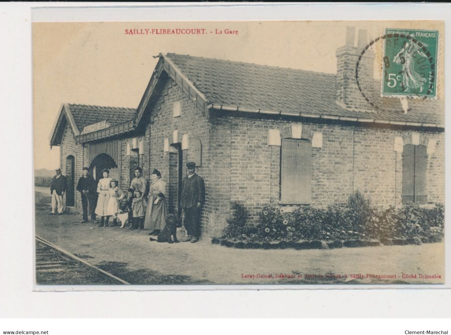 SAILLY-FLIBEAUCOURT - La Gare - Très Bon état - Sonstige & Ohne Zuordnung