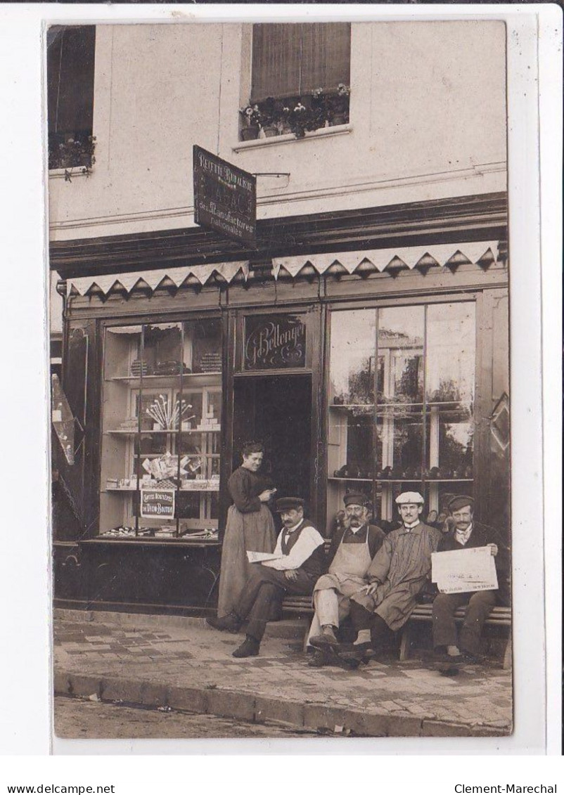 PARIS 9 ème : Carte Photo Du Tabac Bellenger Au 156 Rue Lafayette (recette Buraliste) - Très Bon état - Paris (09)