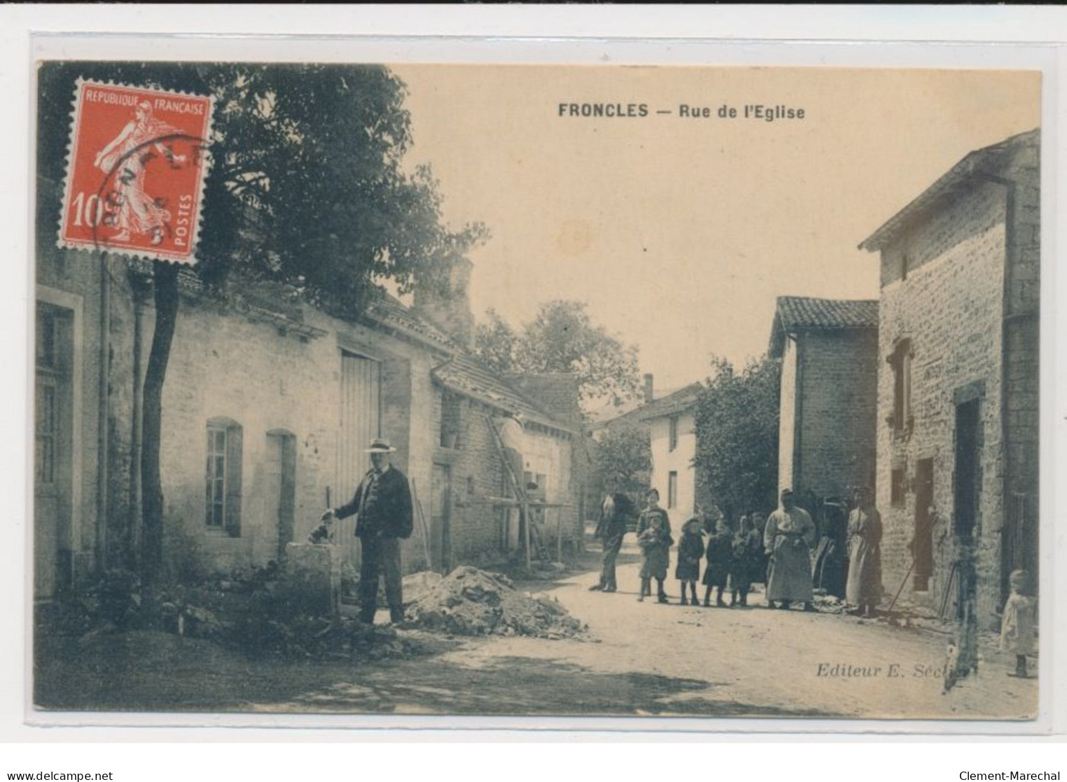 FRONCLES - Rue De L'église - Très Bon état - Sonstige & Ohne Zuordnung