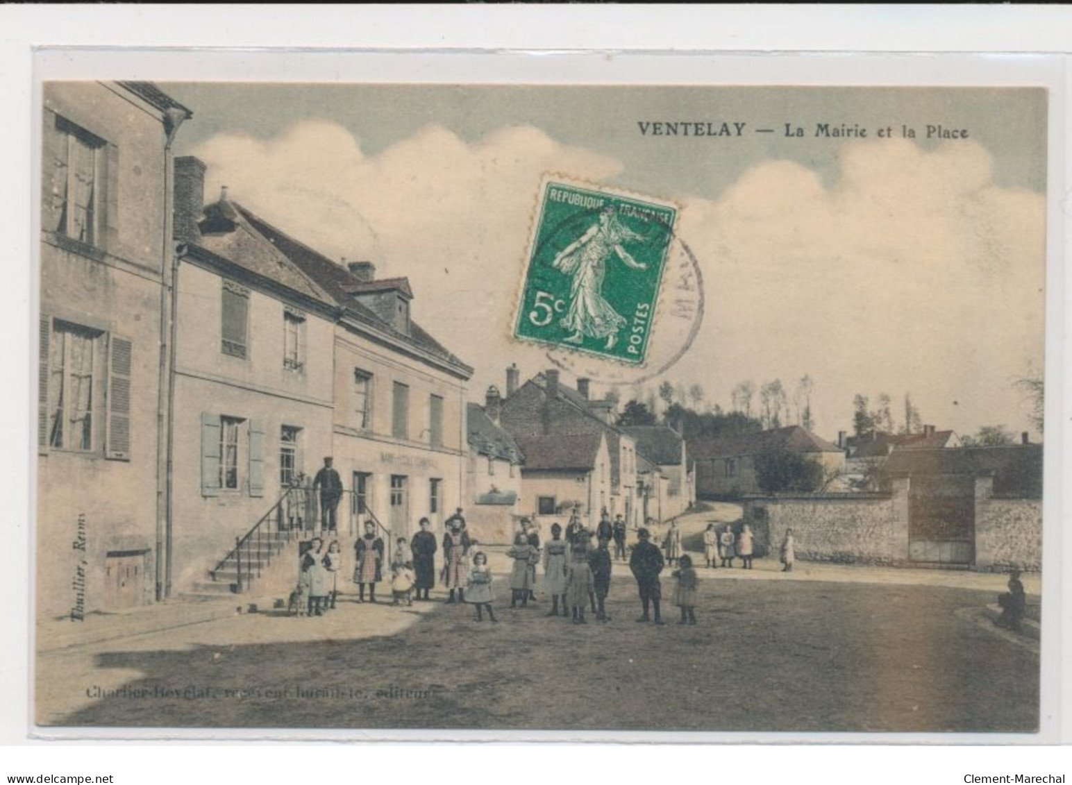 VENTELAY - La Mairie Et La Place - Très Bon état - Andere & Zonder Classificatie