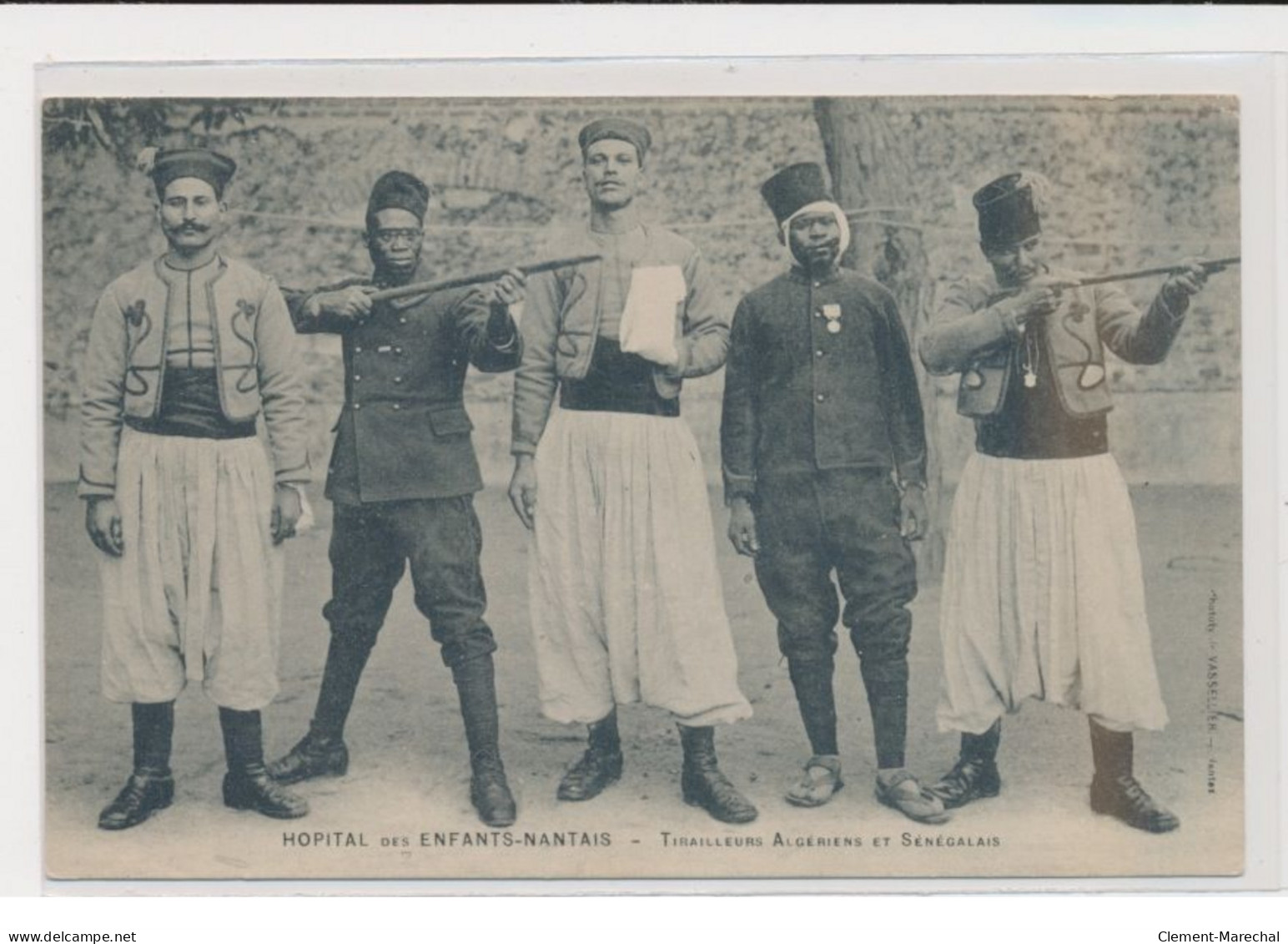 NANTES : HOPITAL DES ENFANTS NANTAIS - Tirailleurs Algériens Et Sénégalais (militaire) - Très Bon état - Nantes